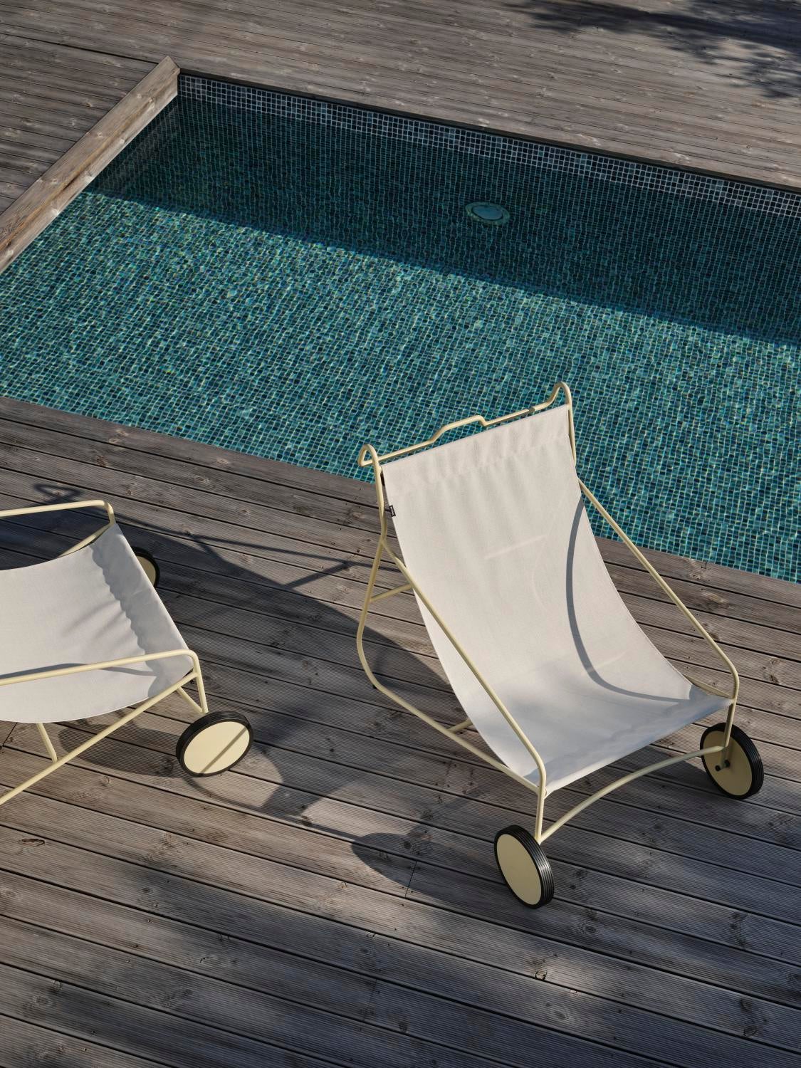 Poul Chair fauteuil lounge Lemon/Off-white