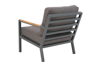 Nova salon de jardin Anthracite/Soft Dawn