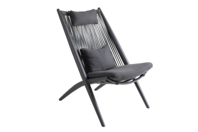 Chiavari fauteuil Anthracite/gris