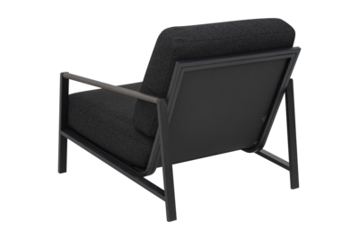 Lyra fauteuil Noir/Teddy Black