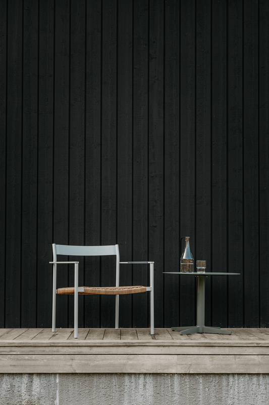 DK fauteuil lounge Light Grey/Natur