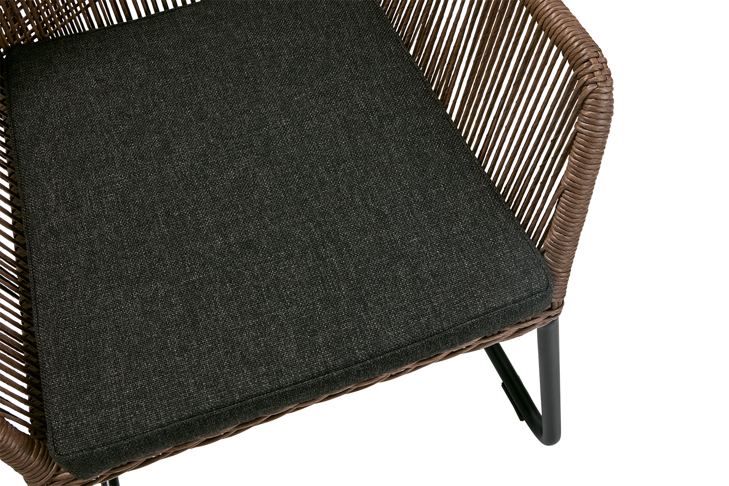 Midway fauteuil Couleur naturelle/noir