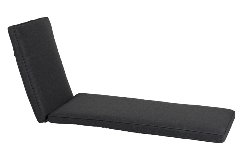 Leone coussin chaise longue Anthracite