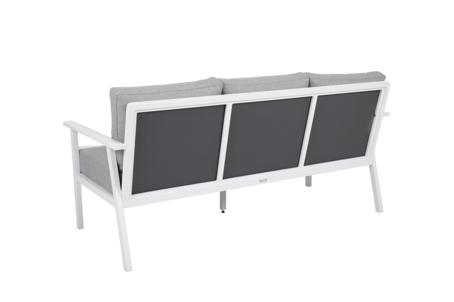 Samvaro High Canapé 3 places Blanc/Pearl grey