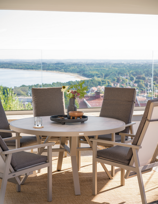 Samvaro table à manger Khaki/sable