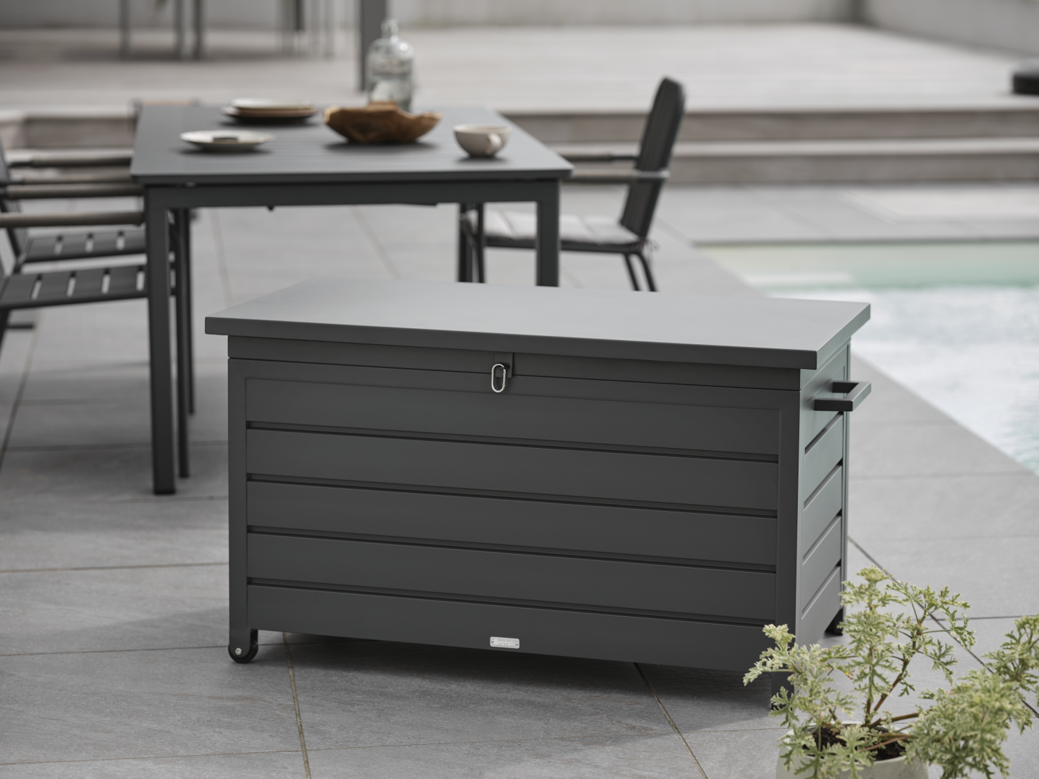 Gäster box de rangement Anthracite