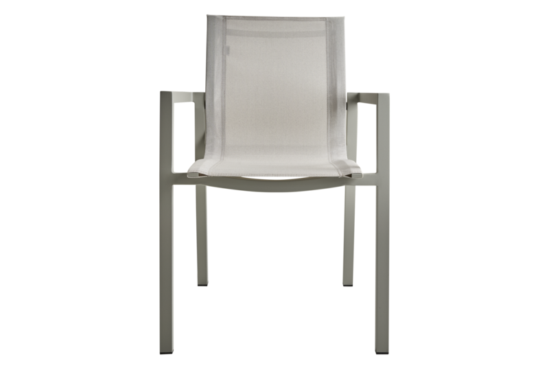 Delia fauteuil Light Grey/Off-White