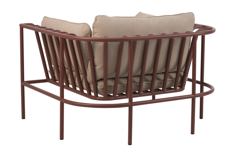 Collier fauteuil Zin Red/Teddy Beige