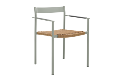 DK chaise de table Light Grey/Natur