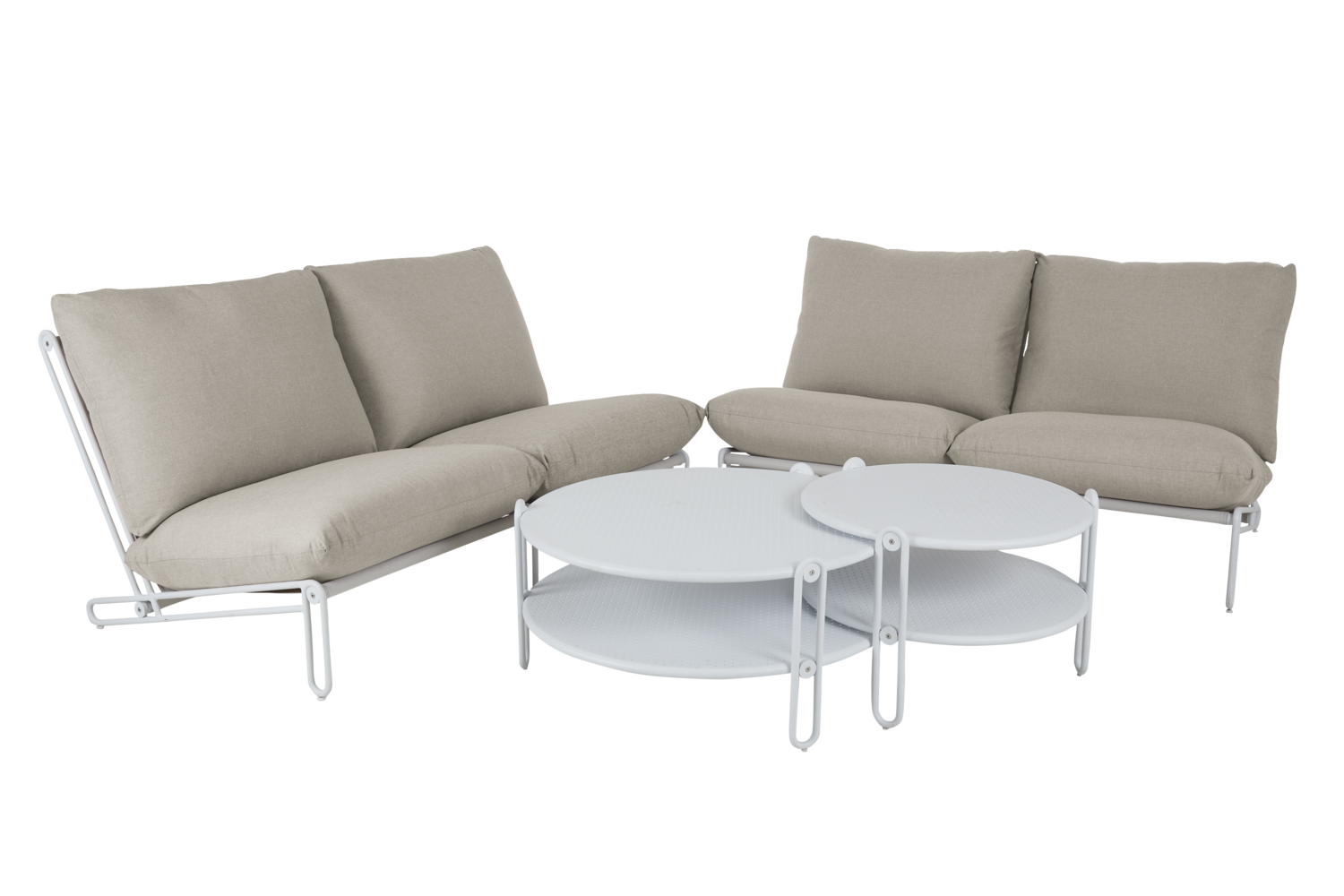 Blixt table salon Blanc