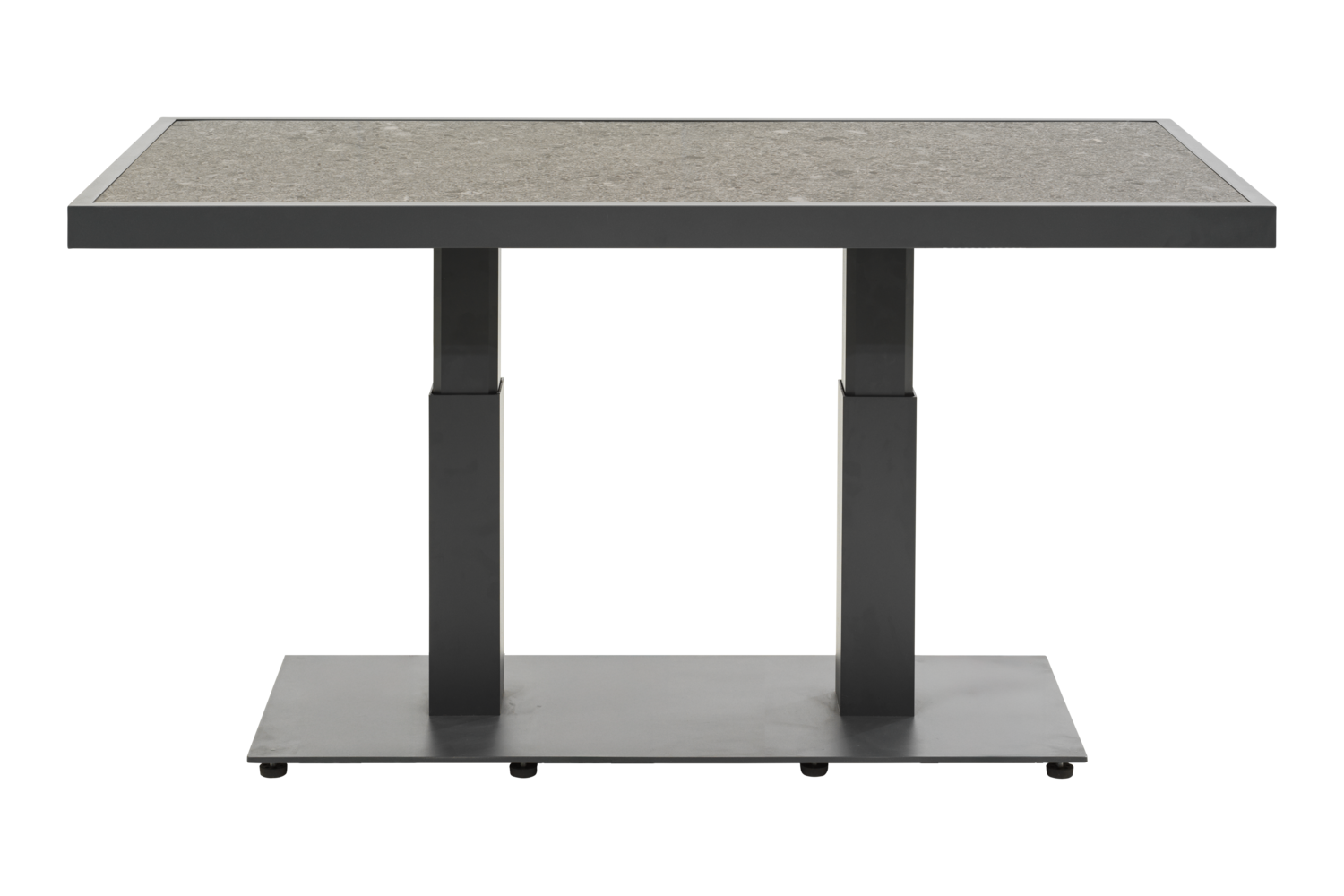 Scale table salon Anthracite/Céramique grise