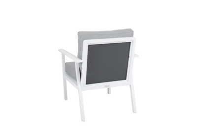 Samvaro fauteuil Blanc/Pearl grey