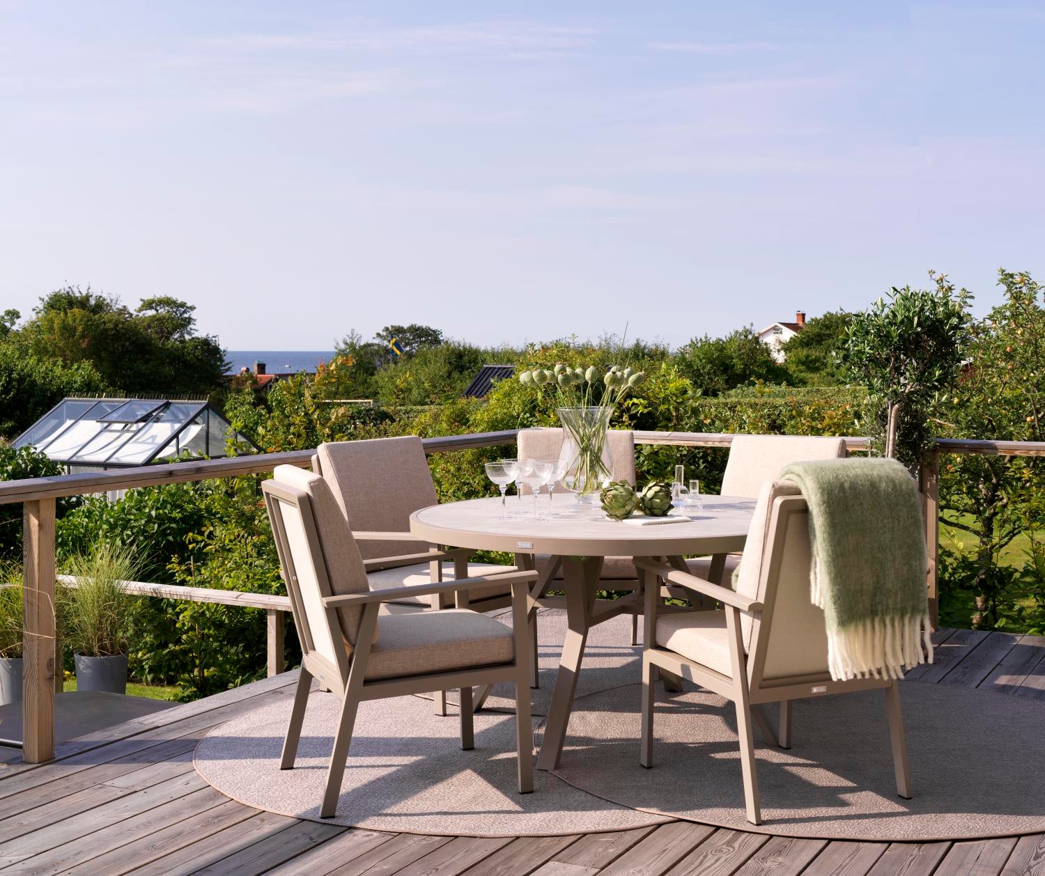 Samvaro fauteuil Khaki/Sand