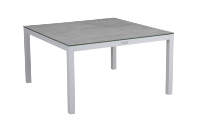 Belfort table salon Blanc/gris