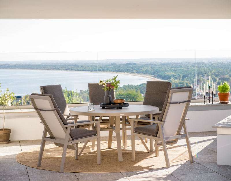 Samvaro table à manger Khaki/sable