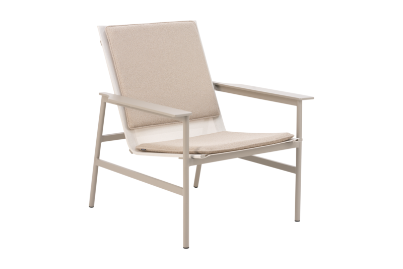 Soro fauteuil lounge Khaki/Teddy Beige