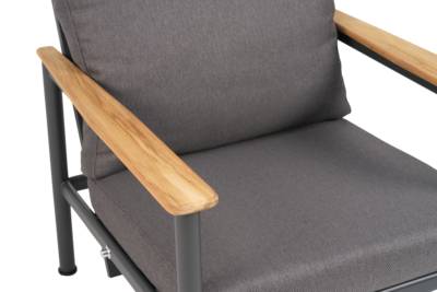 Gordon fauteuil Anthracite/Soft Dawn