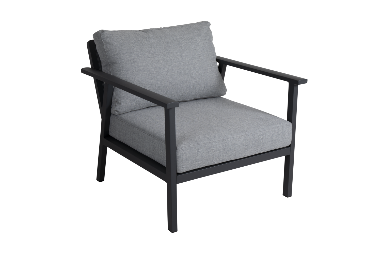 Samvaro Low fauteuil Anthracite/Pearl grey