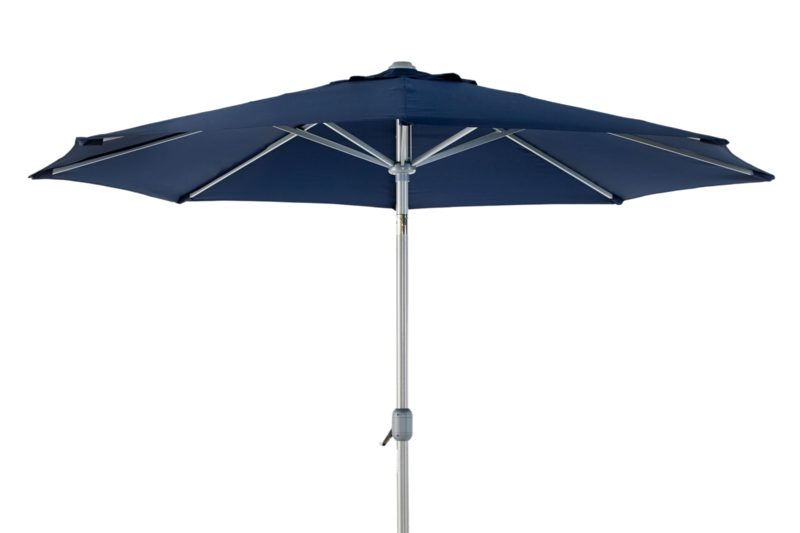 Andria parasol Argent/bleu