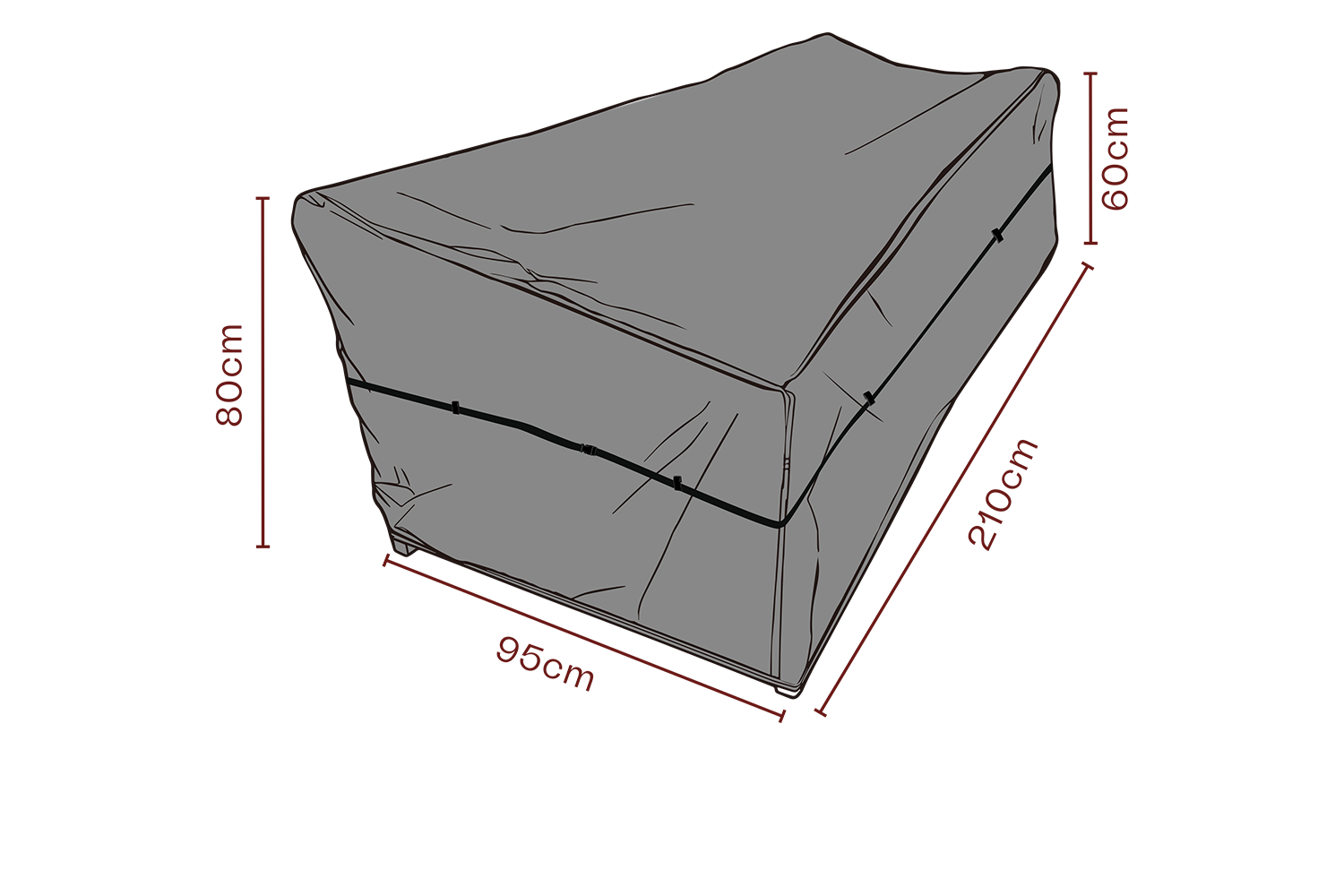 Cover canapé Black-Breathable