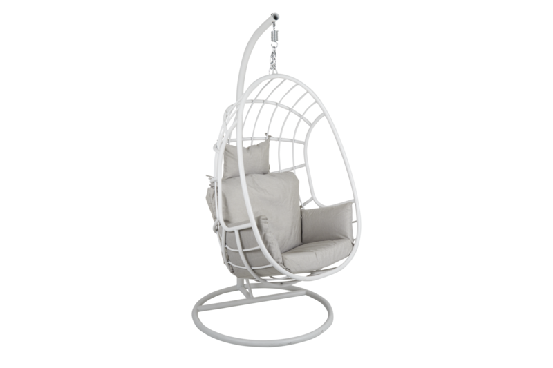 Palo fauteuil suspendu Blanc/Pearl grey