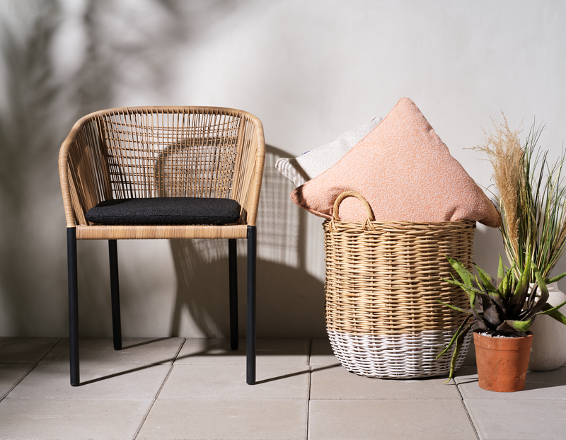 Delta fauteuil Noir/Teddy Black