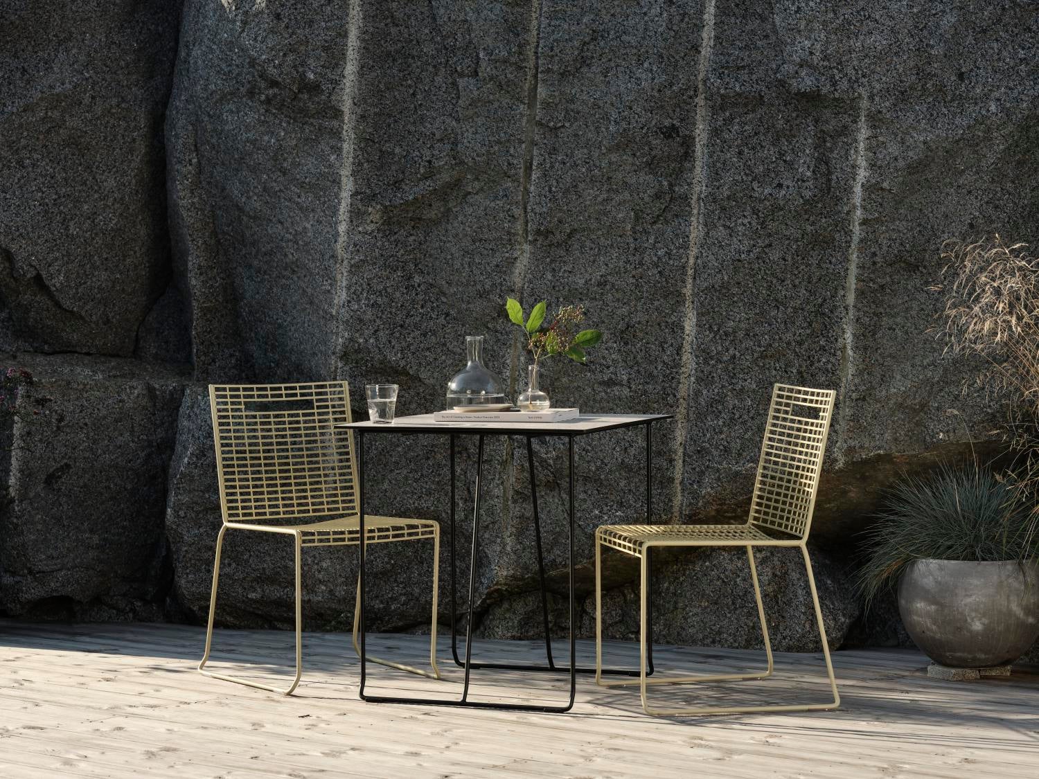 Laminate planche de table Beige/terrazzo