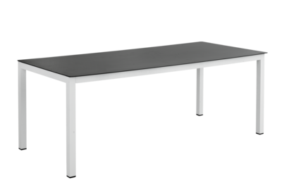 Rana table à manger Blanc/noir