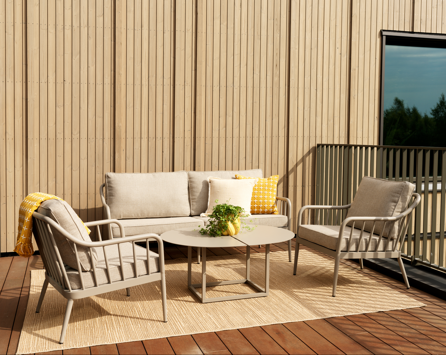 Coleville Canapé 2,5 places Khaki/Burlap Beige