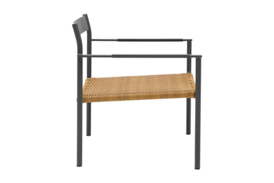 DK fauteuil lounge Antracit/Natur