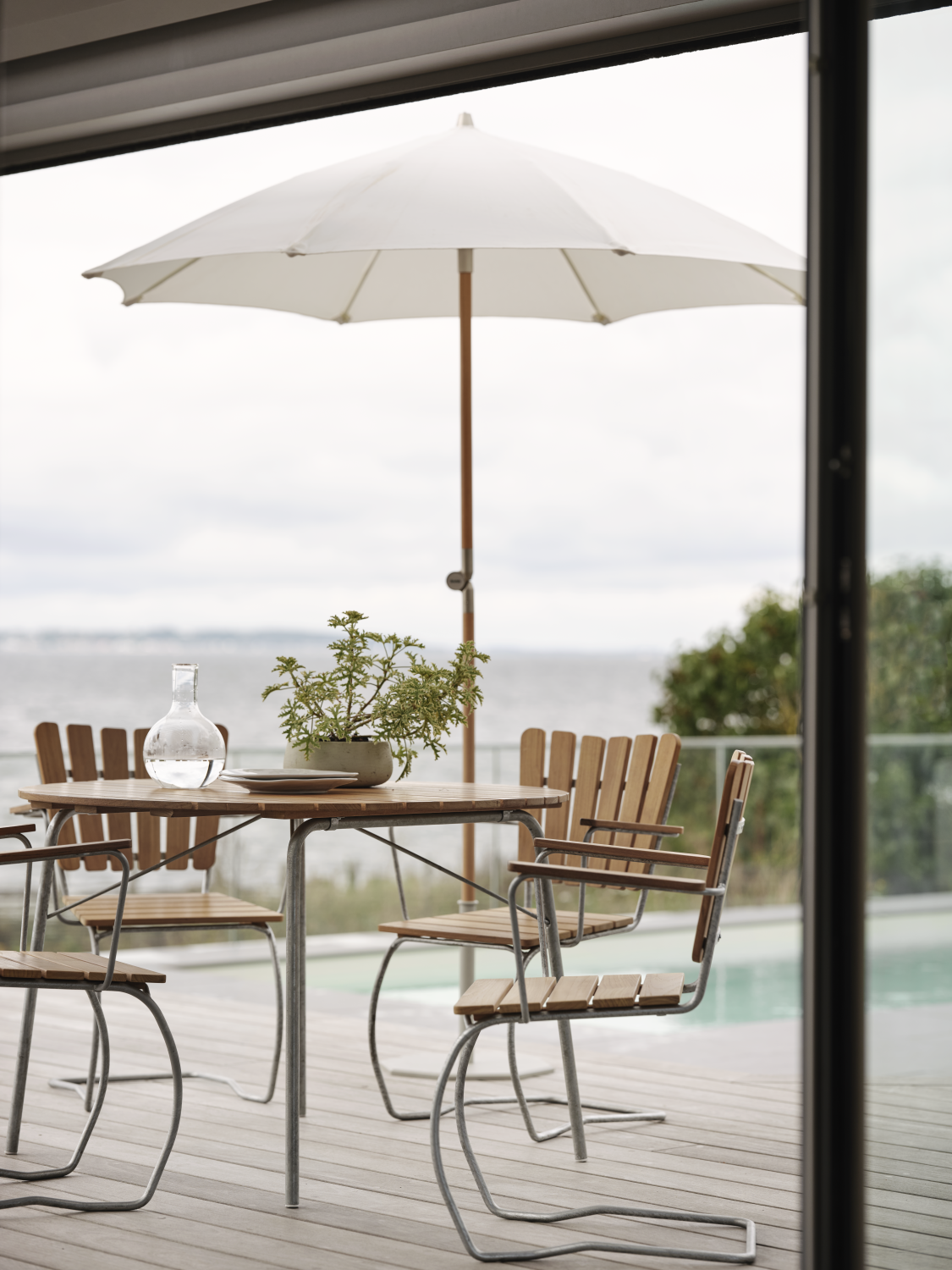 56:an fauteuil Couleur naturelle/gris