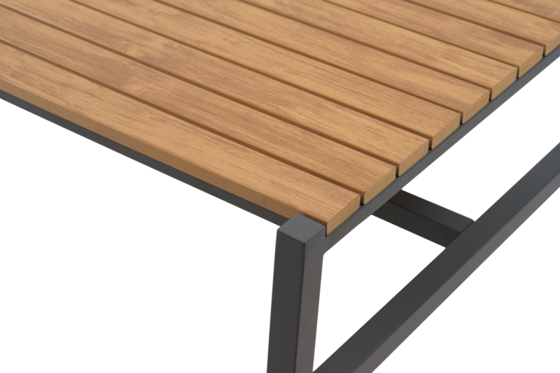 Cap salon de jardin Anthracite/Marron