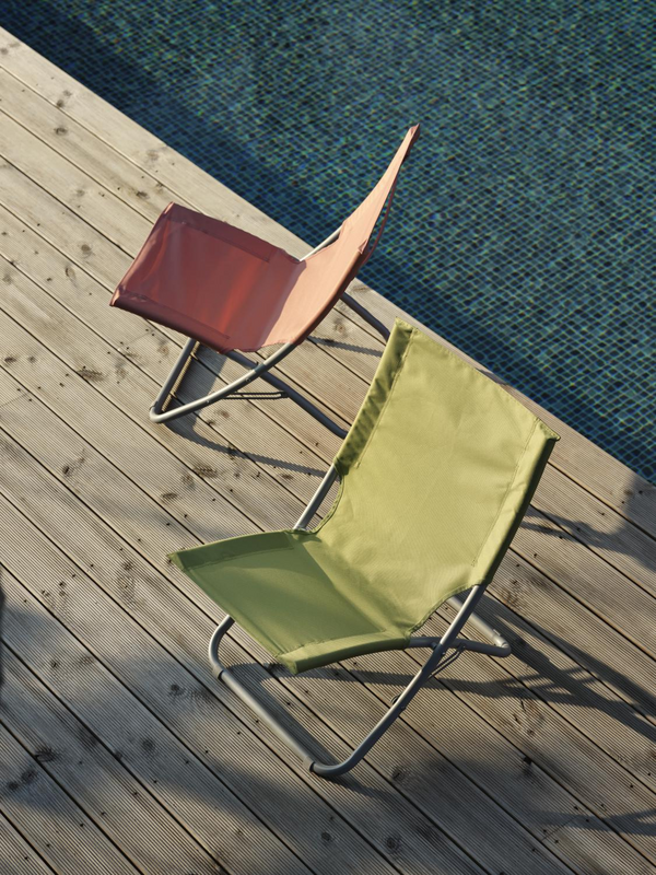 Melodi chaise de plage Vert