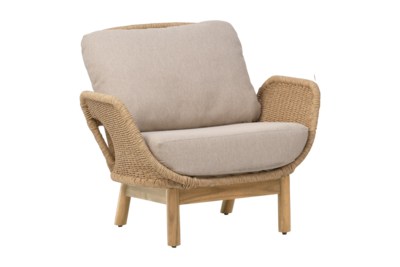 Lily fauteuil Twist Straw/Plush Wheat