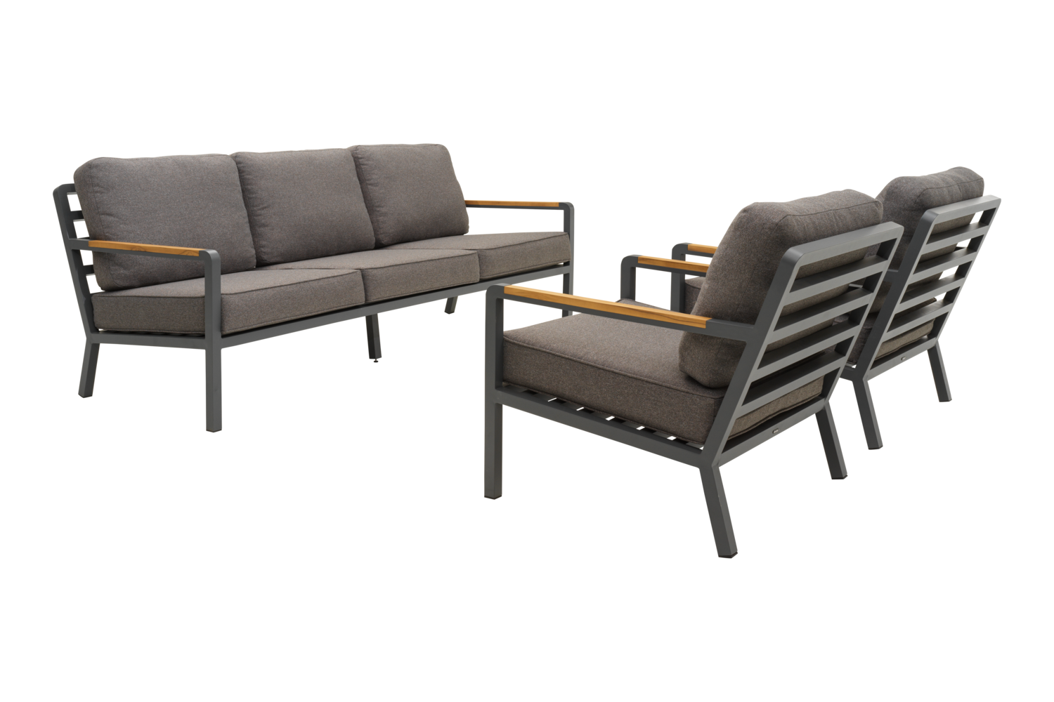 Nova salon de jardin Anthracite/Soft Dawn