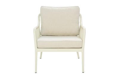 Coleville fauteuil Pearl White/Dot Beige