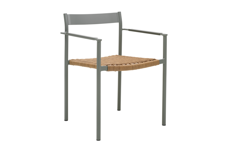 DK chaise de table Dusty Green/Natur