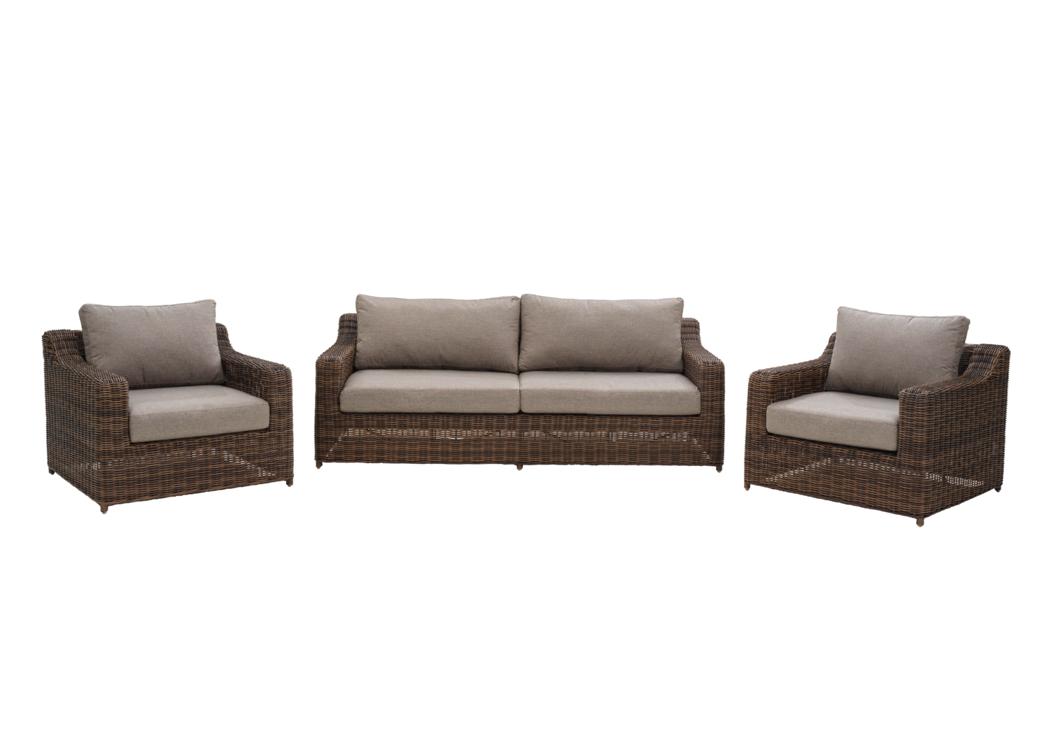 Glendon Canapé 2,5 places Dark Brown/Soft Moose