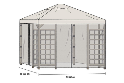 Hov Pavillon de jardin Gris