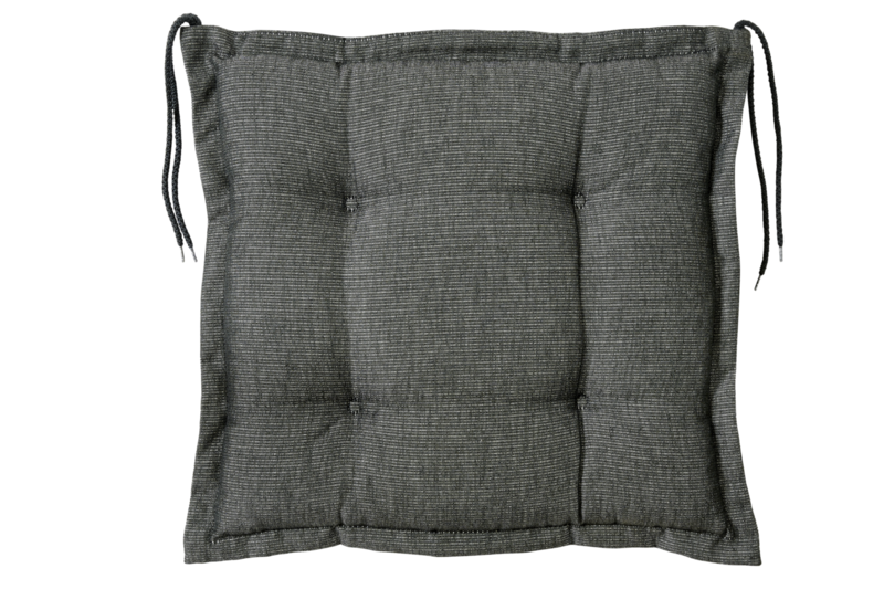 Florina coussin de chaise Anthracite