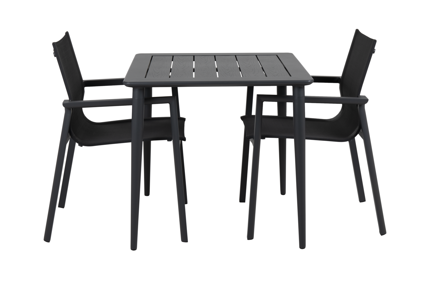 Delia fauteuil Anthracite/Noir