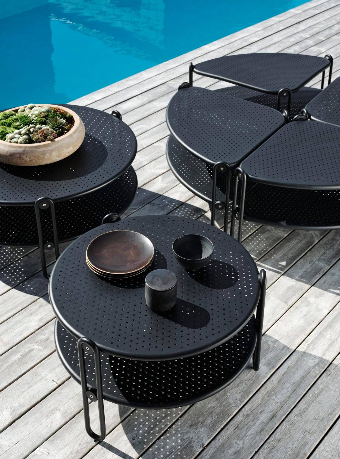 Blixt table salon Noir