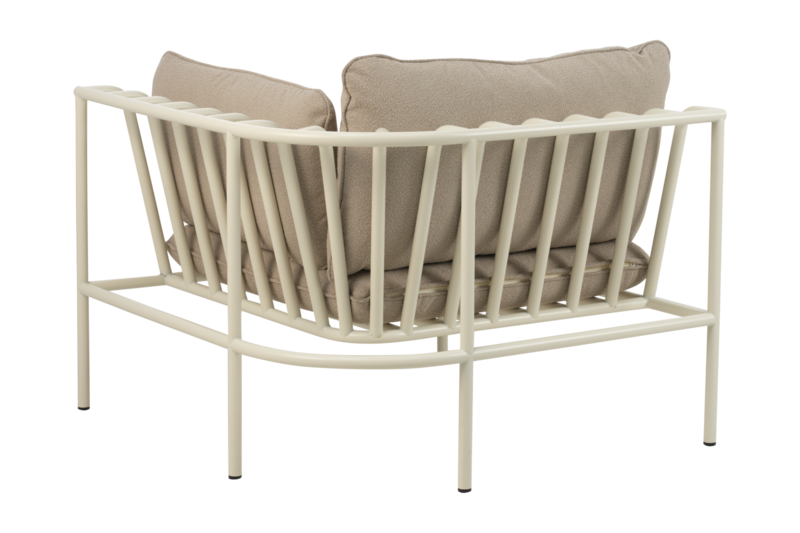 Collier angle Pearl White/Teddy Beige