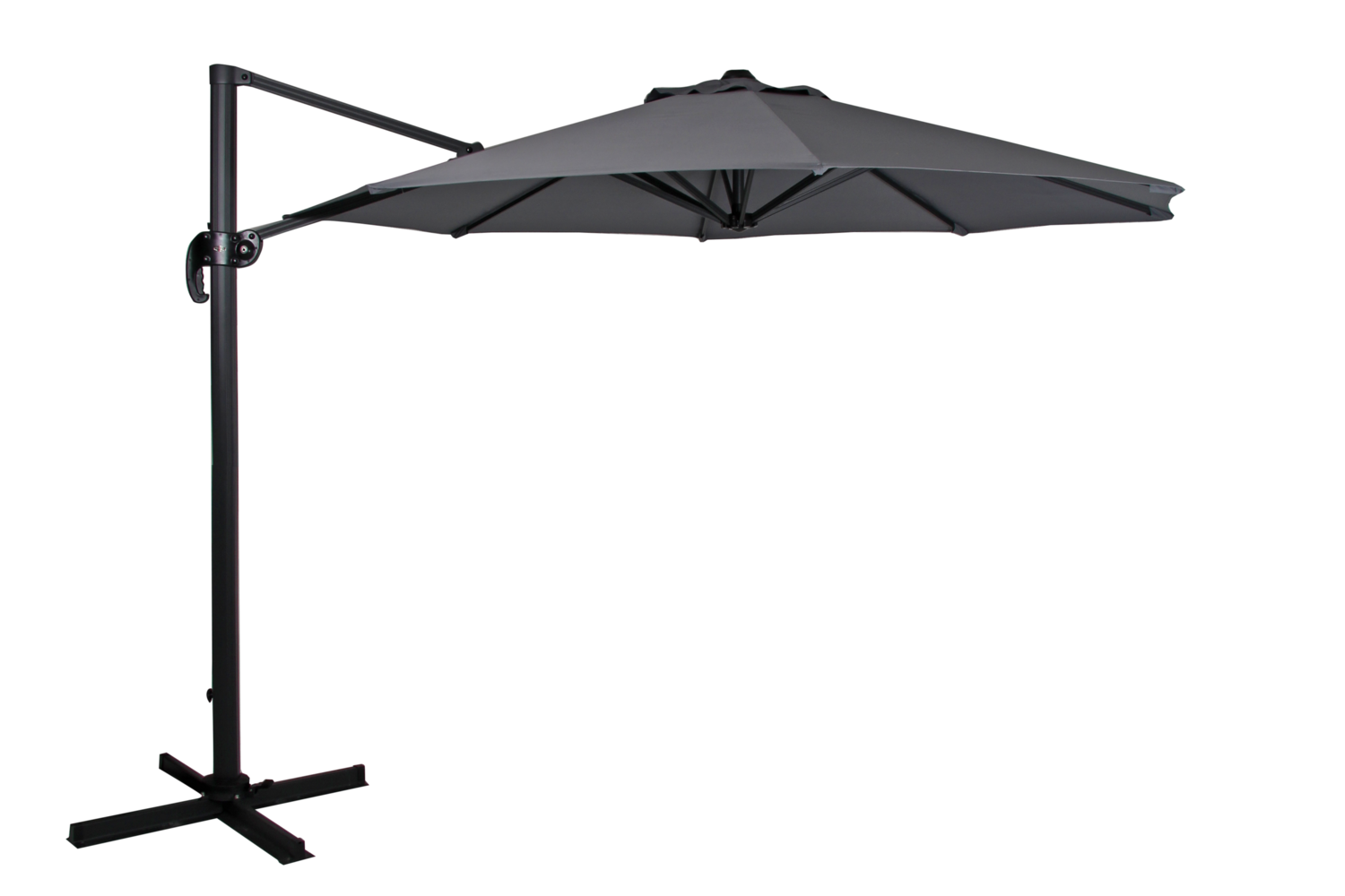 Linz parasol sans pied Anthracite/Gris
