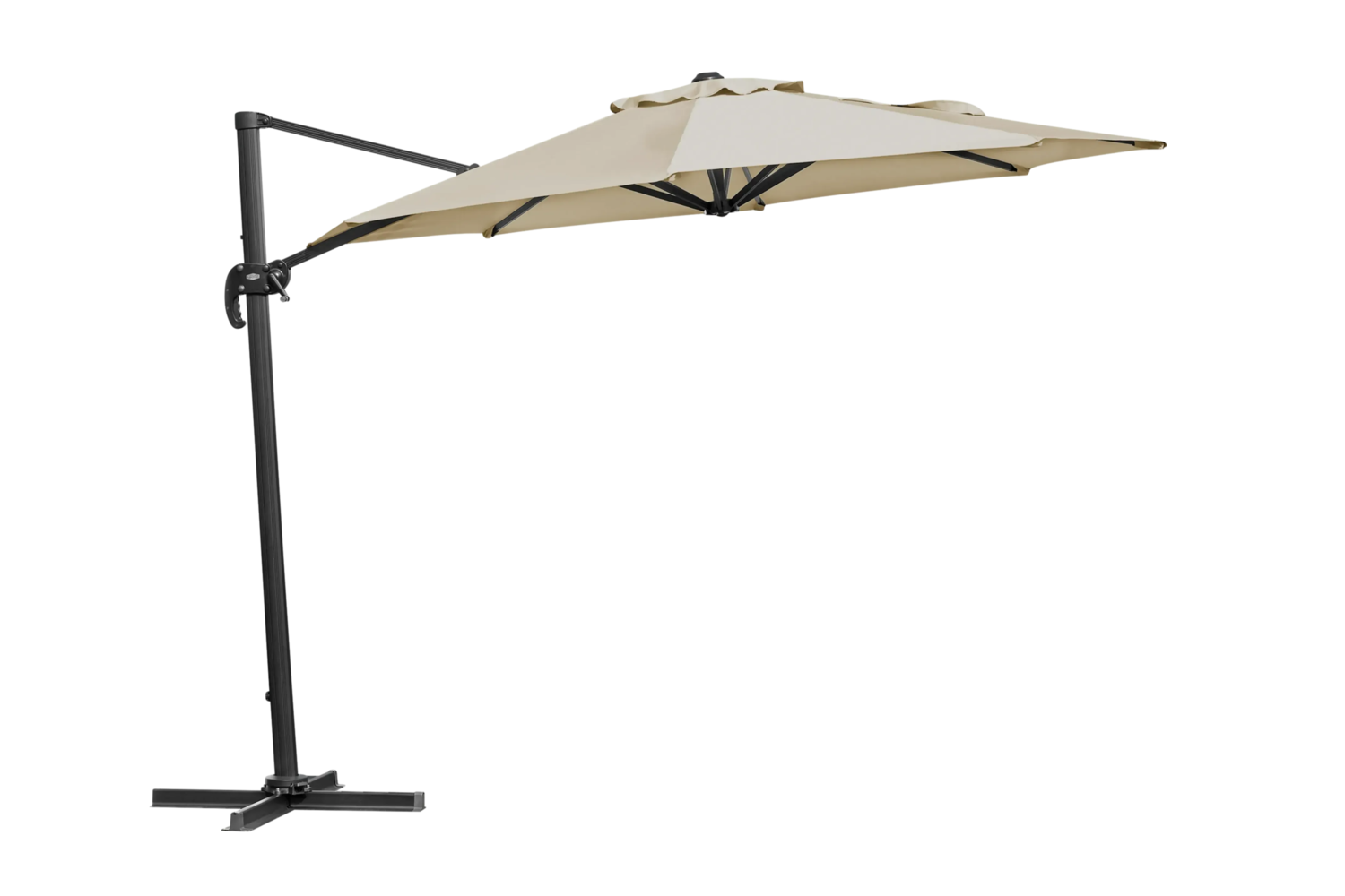 Linz parasol sans pied Anthracite/khaki