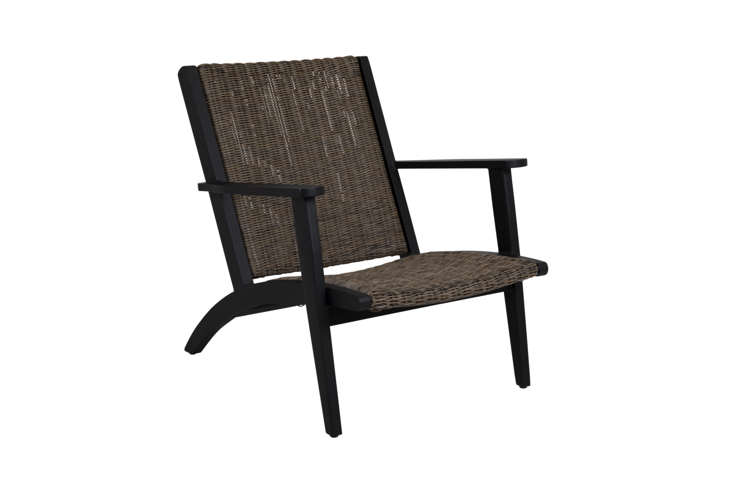 Kira fauteuil lounge Black_rustic