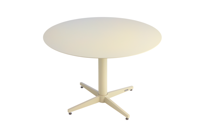 Mill table salon Pearl white