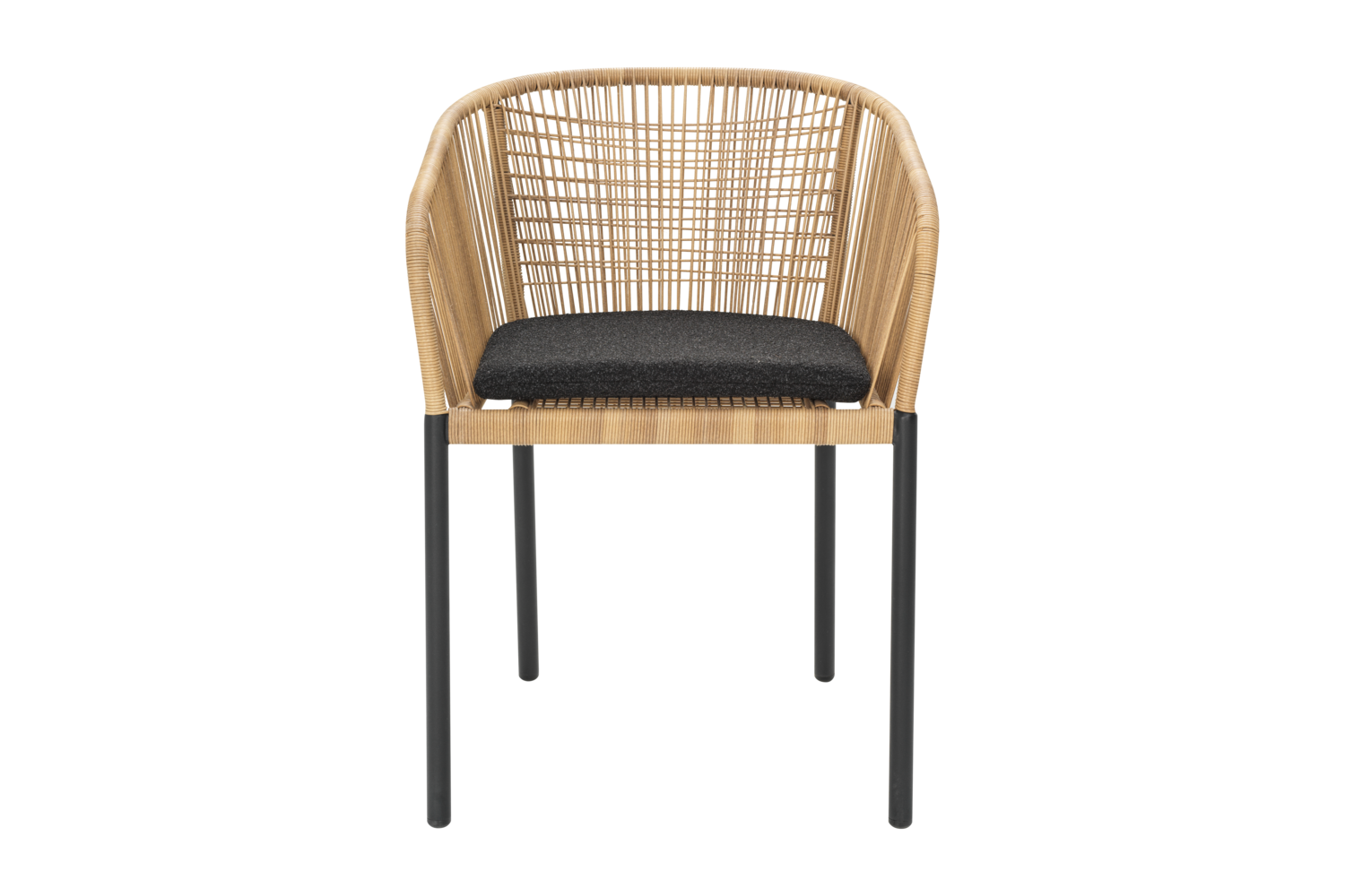 Delta fauteuil Noir/Teddy Black