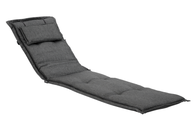 Florina coussin chaise longue Anthracite