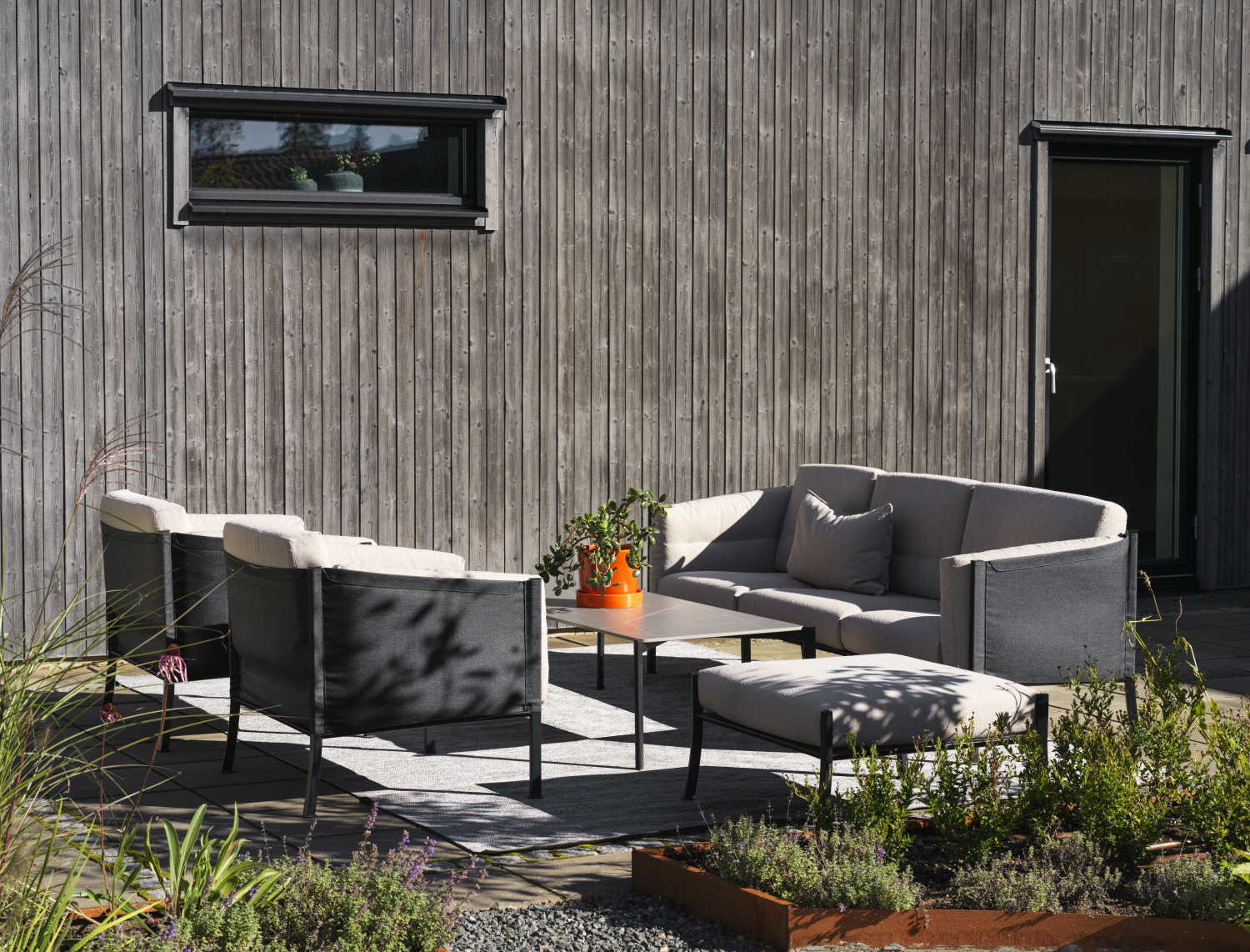 Delux fauteuil Black/Teddy Beige